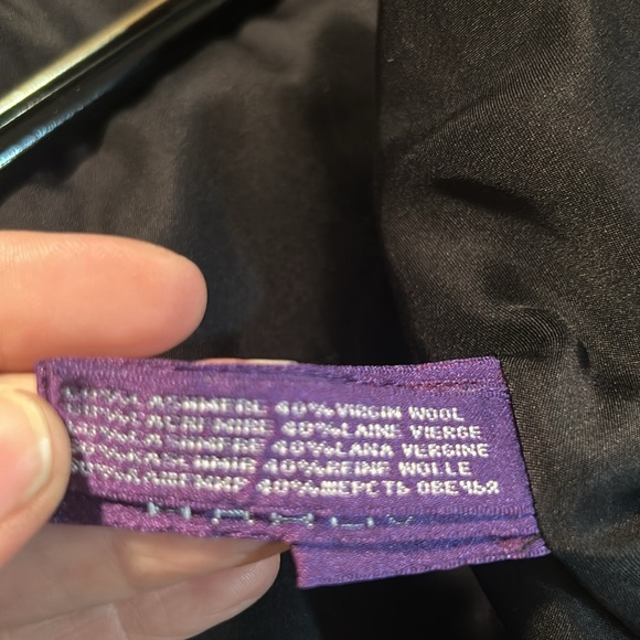 Ralph Lauren, purple label collection, wool Utility Coat 10 - Picture 11 of 12